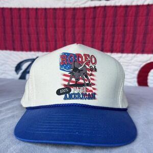 Patch Rodeo Bull Riding Mohr's Trucker Hat Cap‎ Snapback